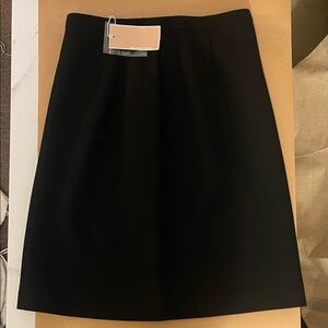 Michael Kors Classic Black A-Line Skirt